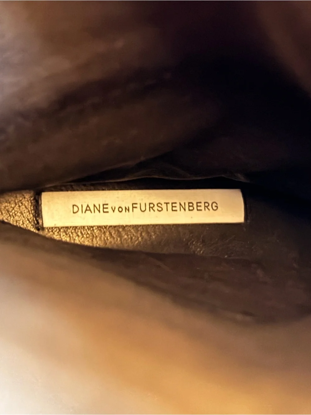 Diane von Furstenberg Black Leather Knee High Flat Boots